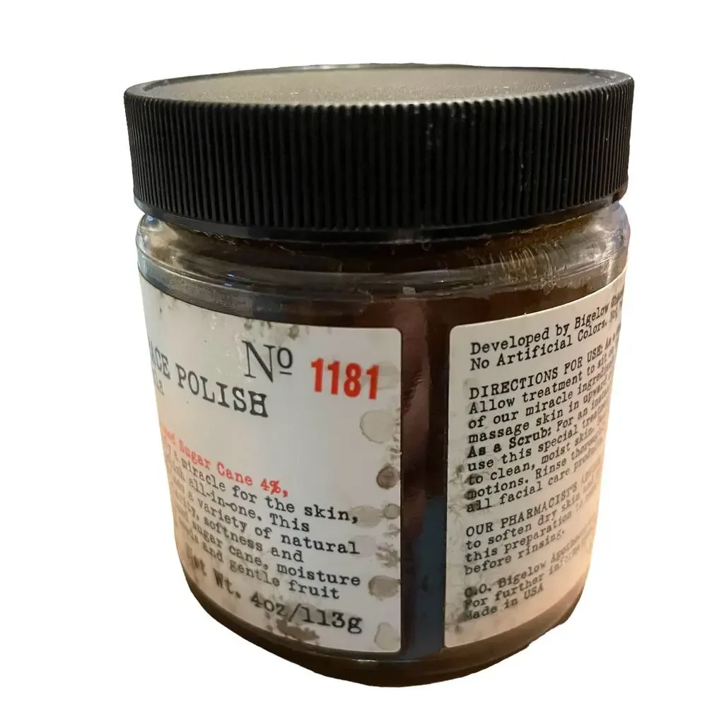 C O Bigelow Brown Sugar Crystal Face Polish Original Formula & Packaging NEW 4oz
